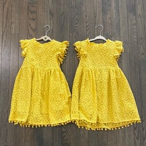 2Bunnies Lace Dresses 4T TWINS